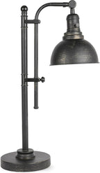 VONLUCE Rustic Desk Lamp Bronze Adjustable, Industrial Style Metal Task Lamps by Vonluce