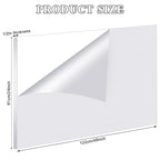 Roowest 2 Pcs 24 x 48 Inch, 1/2 Inch Thick Clear Acrylic Sheets Plastic Panels - Image 2