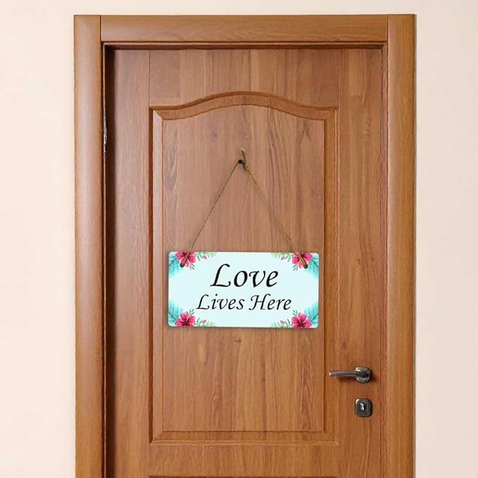 Signs ByLITA Tropical Hibiscus Personalized Hanging Wall or Door Sign | Custom - Image 5