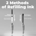 WEMATE Fountain Pen Set, Fine Nib - Image 5