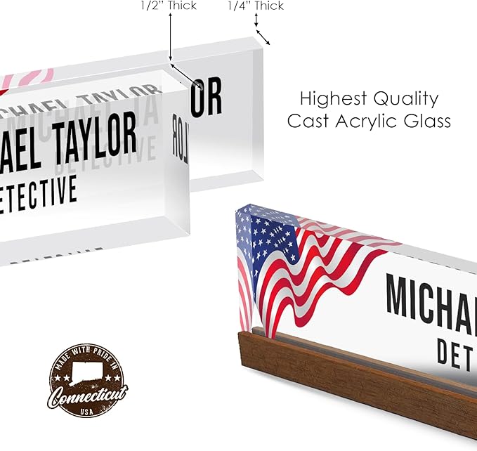 Artblox Personalized Office Desk Name Plate - Image 5