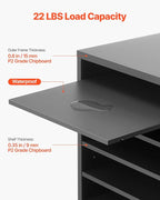 VEVOR Literature Organizer, 5 Compartments Office Mailbox - Image 3