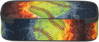 Softball Ball Pencil Case Big Capacity Storage Pencil Pouch Stationery Bags - Image 4