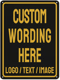 Custom Sign Bulk Personalized Metal Signs by Custom