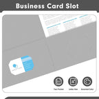 Two Pocket Folders, PANDRI 30 Pack 2 Pocket Folders, Letter Size Paper File - Image 5