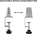 Heavy Duty Sneeze Guard Clamp For 0.1" to 1" Thick Panel, Desk Partition - Image 5