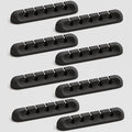 USB Cable Organizer Clips Cord Holder, 8 Packs Black Self Adhesive Desk Cord by Apromisith