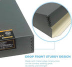 Lineco Museum Archival Storage Box, 11.75x15.25x3 in. Drop Front Design. - Image 3