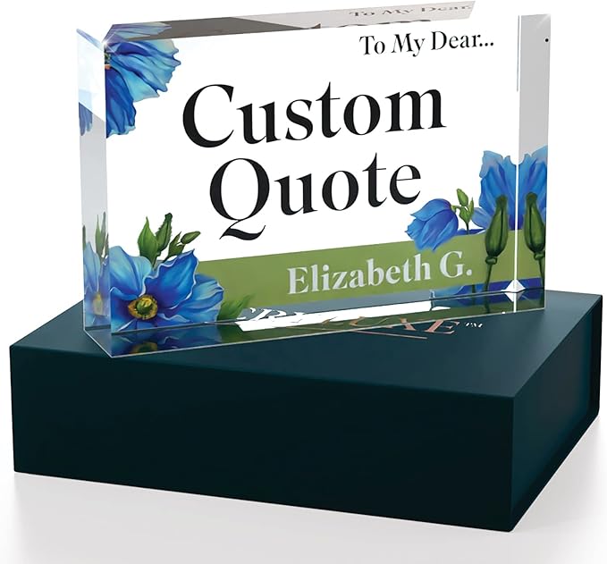 Custom Acrylic Sign Personalized, Custom Desk Name Plate, 18 Styles, - Image 3