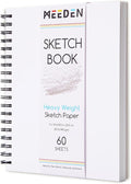 MEEDEN 8"x10" Sketchbook Paper Pad: 122lb/180gsm Spiral Bound Art Sketch Book by MEEDEN