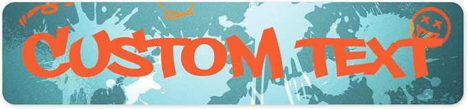 Custom Sign, Custom Street Sign, 11 Font Colors, 13 Font Styles, 4 Hole Options by MySignCenter