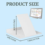 Compatible with Skylight Calendar Stand, Freestanding Desk Mount Holder for Skylight Calendar Max 27 Inch, Desktop Holder, Stable Base for Digital Calendar, Tool-Free Wall Mount Alternative (White)