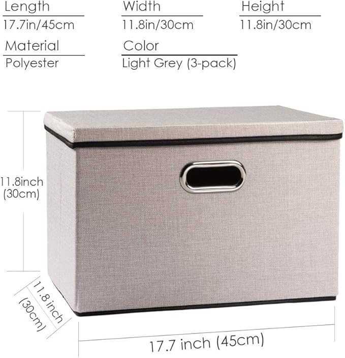 PRANDOM Large Foldable Storage Bins - Image 6