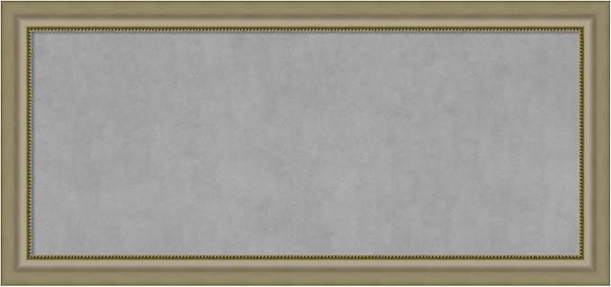 Amanti Art Silver Framed Magnetic Board 25x53 Oversize Vision Board by AmantiArt