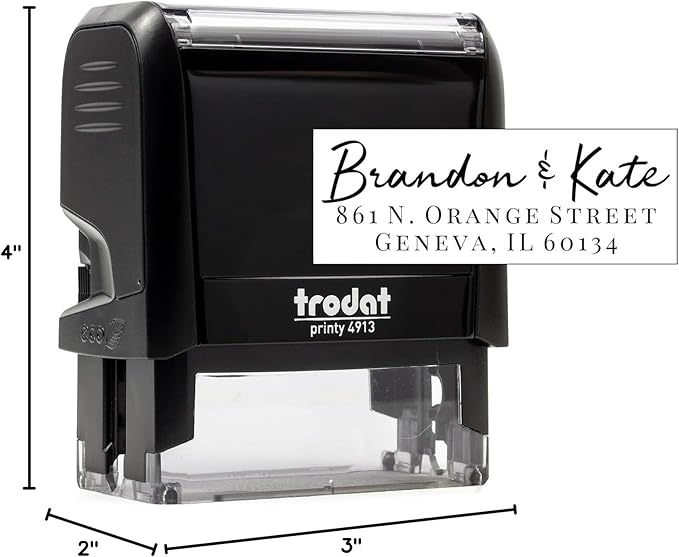 Self Inking Modern Address Stamps | Custom Return Address Stamper - Image 10