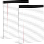 Legal Pads 8.5 x 11 White Note Pads 8.5 x 11 In 2 Pack Notepads 8.5 x 11 by Aidunmis