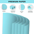 Light Blue Cardstock 8.5 X 11, 80 Sheets Card Stock, 75lb/ 200gsm Copy Paper - Image 3