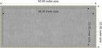 Amanti Art Grey Framed Magnetic Board 22x50 Oversize Vision Board - Image 3