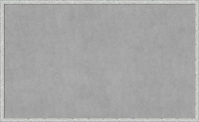 Amanti Art Silver Framed Magnetic Board 25x41 Large Vision Board by AmantiArt