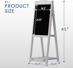 INNOVART Magnetic A-Frame Chalkboard Sign, Sidewalk Sign 45" x 17" - Image 3