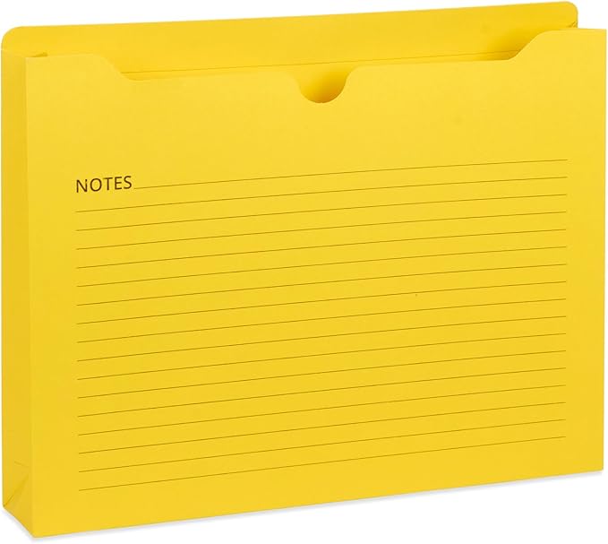 Blue Summit File Jackets Letter Size 2 Inch Expansion, Lined Folders - Image 4