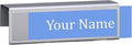 4-Pack 8.5" x 2.5" Cubicle Partition Name Tag by Plastic+Products+Mfg