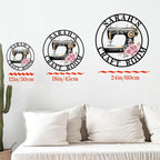Custom Sewing Machine Metal Sign, Personalized Name Flowers Sewing Sign - Image 5