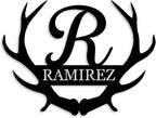 Personalized Monogram Antlers by ENFODREAM