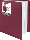 Dunwell Presentation Binder 60-Pocket, Displays 120 Pages, 8.5x11 Portfolio by Dunwell