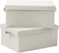 hoonex foldable storage bins with lids, 2 pack, main product view