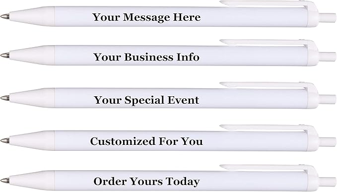 RevMark Personalized Ballpoint Pen, Custom Printed Name, Business or Event by RevMark