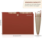 SKYDUE File Folder with Labels, Accordion File Organizer with 8 Pockets - Image 5