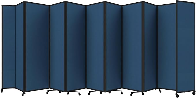Versare Room Divider 360 Portable Wall Partition | Folding Panels | Large by VERSARE