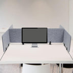 ReFocus Raw Clamp-On Acoustic Desk Divider Mounted Privacy Panel Set – Reduce - Image 4