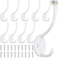 Homanu 10 Pack Coat Hooks Wall Mounted by Homanu