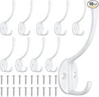 Homanu 10 Pack Coat Hooks Wall Mounted by Homanu