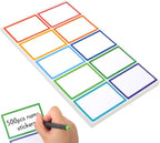 Utron 500Pcs Name Labels, 3.5x2.25 inch Blank Nametags, Sticky Name Tags by Utron