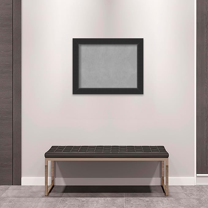 Amanti Art Black Framed Magnetic Board 23x29 Medium Vision Board - Image 6