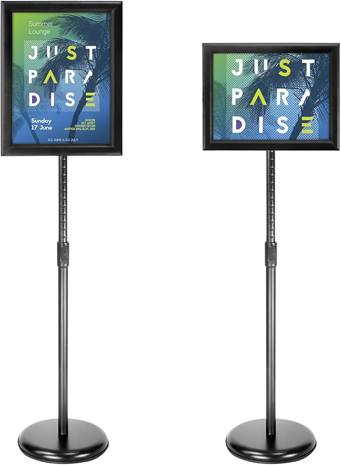 SENZHIYI Adjustable Poster Stand Holder 11x17 Inch, 360 Degree Rotation by SENZHIYI