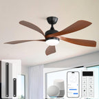 sofucor 52 inch smart modern ceiling fan with, main product view