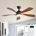 sofucor 52 inch smart modern ceiling fan with, main product view