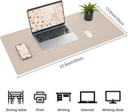 AFIING Leather Desk pad Protector, Large Non-Slip Office Desk Mat - Image 2