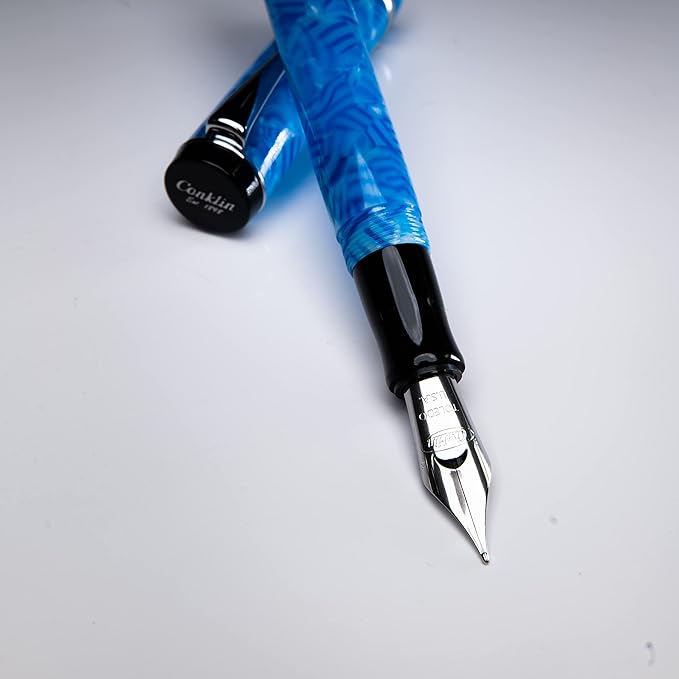 Conklin Duragraph Fountain Pen Ice Blue - Image 7