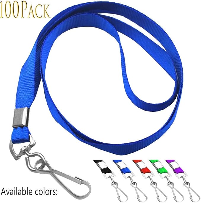 Beebel Blue Lanyards 100 Pcs Lanyard - Image 3