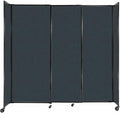 Versare Straightwall Sliding Portable Wall Partition | Freestanding Office by VERSARE