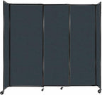 Versare Straightwall Sliding Portable Wall Partition | Freestanding Office by VERSARE