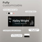 EGD Acrylic Door Name Plate Personalized I Custom Acrylic Sign I Cute Office - Image 2