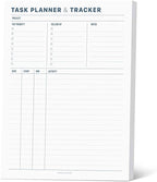 Task Planner & Tracker 8.5 x 11 Tear-Off 70 Sheet Planner Pad – Project by Emblissom
