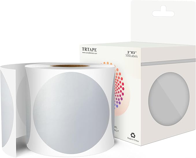 3 Inch Round Color Coding Labels by Unknown