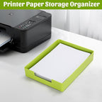 AZFUNN Letter-Size Tray Desk Letter Tray Paper Tray, Sturdy Heavy-Duty Plastic - Image 3